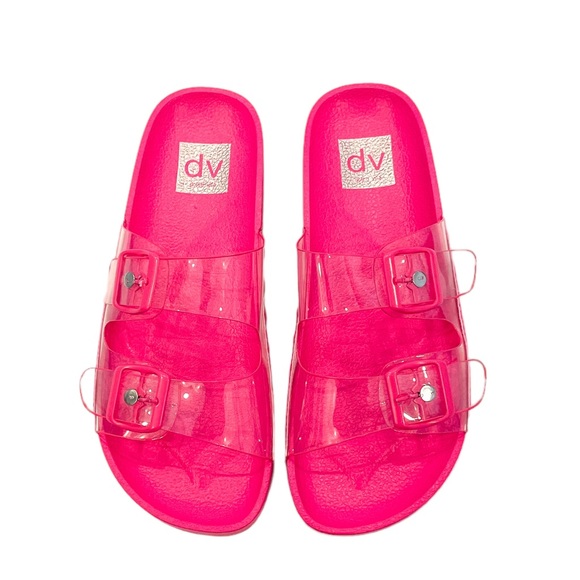 DV Dolce Vita Women's SEETHRU Slide Sandal in Pink - Size 7 NEW - Picture 7 of 7